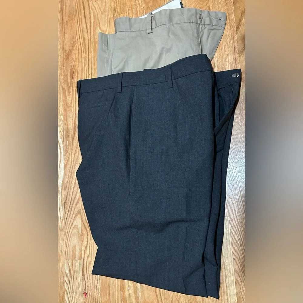 BANANA REPUBLIC Stretch Men’s Pants Trouser Dress Slacks Bundle 2 Pairs Size 34R